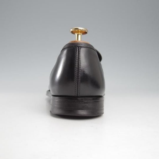 ★クロケット&ジョーンズ 6.5E【定価￥132,000-★(英)ジョージクレバリー別注/ローファー/OWEN】スリッポン/黒/Crockett&Jones★k661