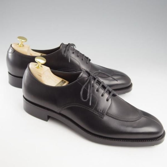 未使用★(台東区)ジョーワークス SIZE 7.5【注文価格￥107,800〜★(独)ワインハイマー社のカーフ/純正ツリー付】Uチップ/JOE WORKS★k663