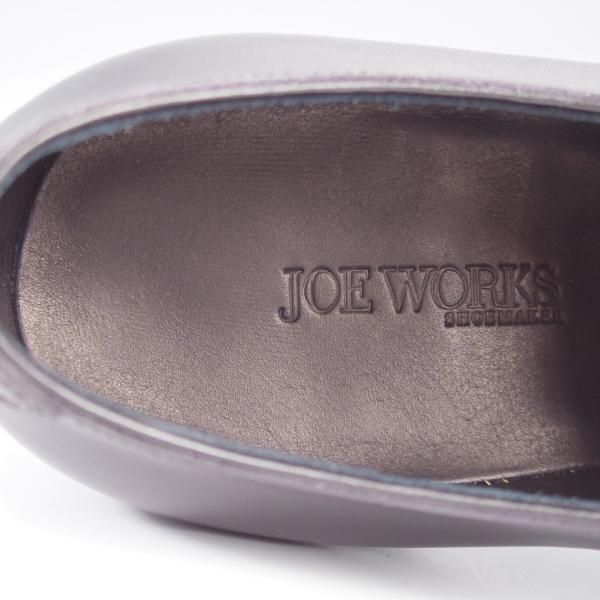 未使用★(台東区)ジョーワークス SIZE 7.5【注文価格￥107,800〜★(独)ワインハイマー社のカーフ/純正ツリー付】Uチップ/JOE WORKS★k663
