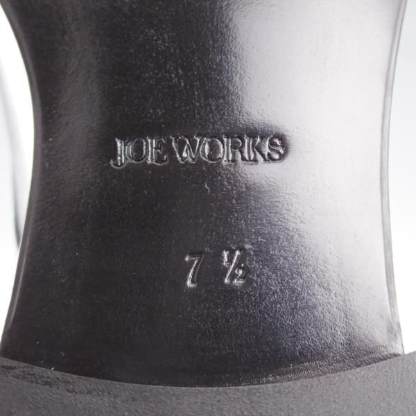 未使用★(台東区)ジョーワークス SIZE 7.5【注文価格￥107,800〜★(独)ワインハイマー社のカーフ/純正ツリー付】Uチップ/JOE WORKS★k663