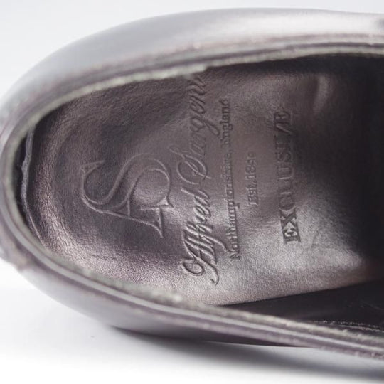★(英)アルフレッド・サージェント SIZE 6.5【上級★エクスクルーシブライン/純正シューツリー付/RAMSEY】99ラスト/ダブルモンク/黒★k665