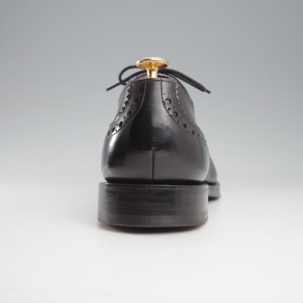 極上★チャーチ 75F/UK7.5【★SHAVINGTON/シャビントン/160ラスト】パンチドキャップトゥ/カーフ/黒/メンズ/Church's★k666
