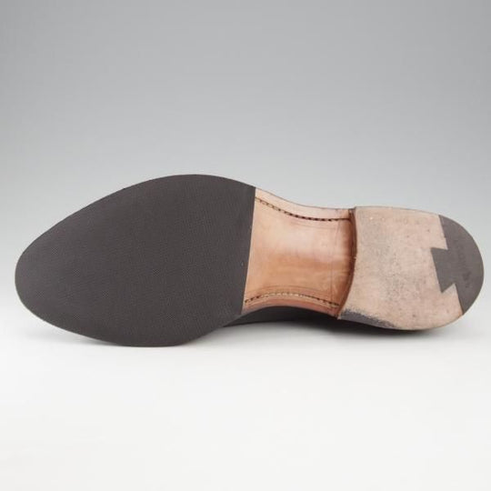 極上★チャーチ 75F/UK7.5【★SHAVINGTON/シャビントン/160ラスト】パンチドキャップトゥ/カーフ/黒/メンズ/Church's★k666