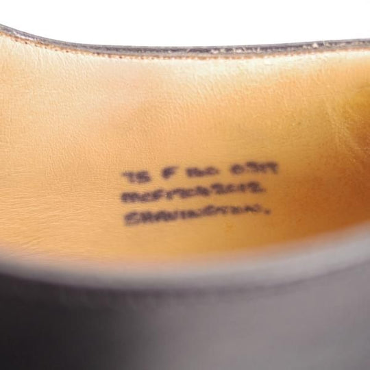 極上★チャーチ 75F/UK7.5【★SHAVINGTON/シャビントン/160ラスト】パンチドキャップトゥ/カーフ/黒/メンズ/Church's★k666