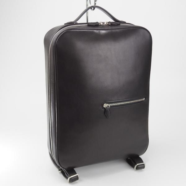 万双 双鞣和地 ビジネスリュック レザー バックパック　ブラック 美品☆万双【定価￥86,900-☆双鞣和地/ビジネスリュック/バック