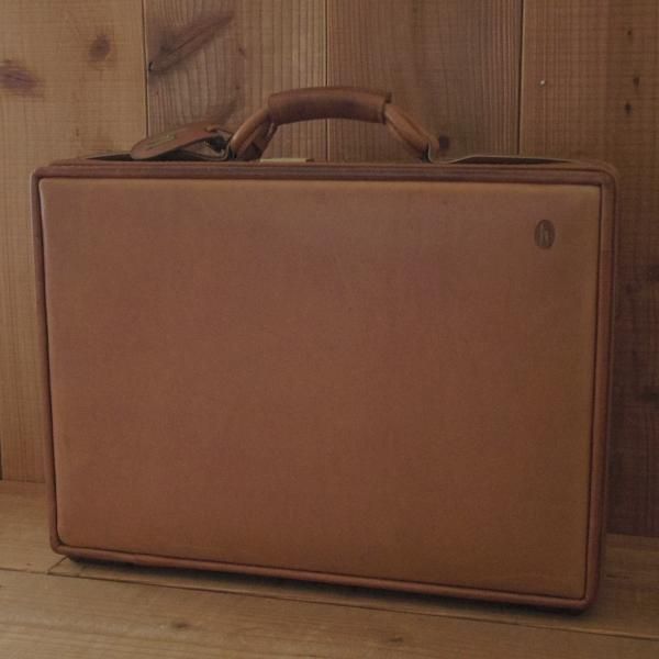 極上★(米)ハートマン/hartmann luggage【定価20万円以上★アタッシュケース/ベルティングレザー】メンズ/ビジネス/バッグ/茶/鞄★N5886