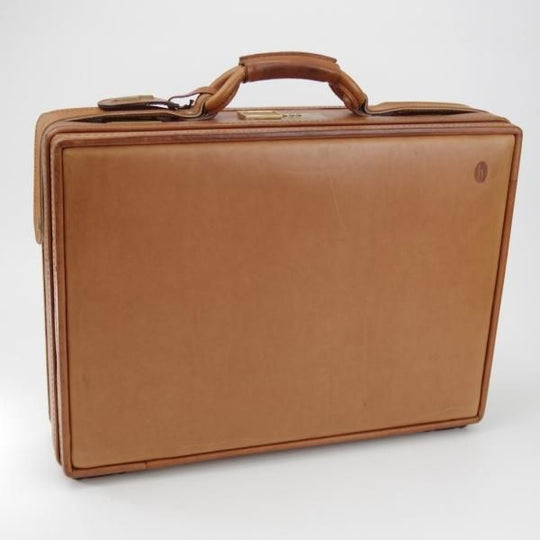 極上★(米)ハートマン/hartmann luggage【定価20万円以上★アタッシュケース/ベルティングレザー】メンズ/ビジネス/バッグ/茶/鞄★N5886