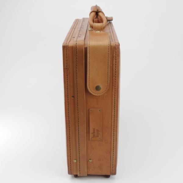 【美品】Hartmann ビジネスバッグ ベージュ ブラウン 米)ハートマン/hartmann luggage/アタッシュケース/ベルティング