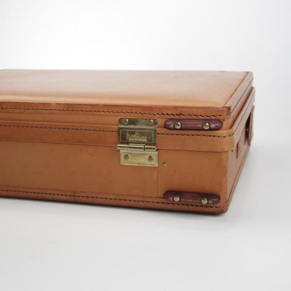 極上★(米)ハートマン/hartmann luggage【定価20万円以上★アタッシュケース/ベルティングレザー】メンズ/ビジネス/バッグ/茶/鞄★N5886