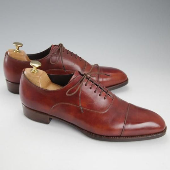 極上★シェットランドフォックス SIZE 7【定価￥68,200-★ブライトン/ストレートチップ/031F】カーフ/赤茶/メンズ/SHETLAND FOX★k671