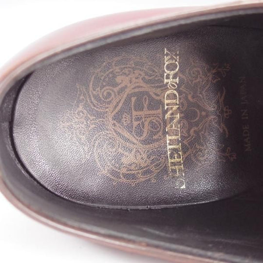 極上★シェットランドフォックス SIZE 7【定価￥68,200-★ブライトン/ストレートチップ/031F】カーフ/赤茶/メンズ/SHETLAND FOX★k671