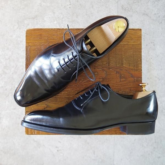 極上★シェットランドフォックス SIZE 7【定価￥68,200-★ブライトン/プレーントゥ/030F】カーフ/黒/メンズ/SHETLAND FOX★k672