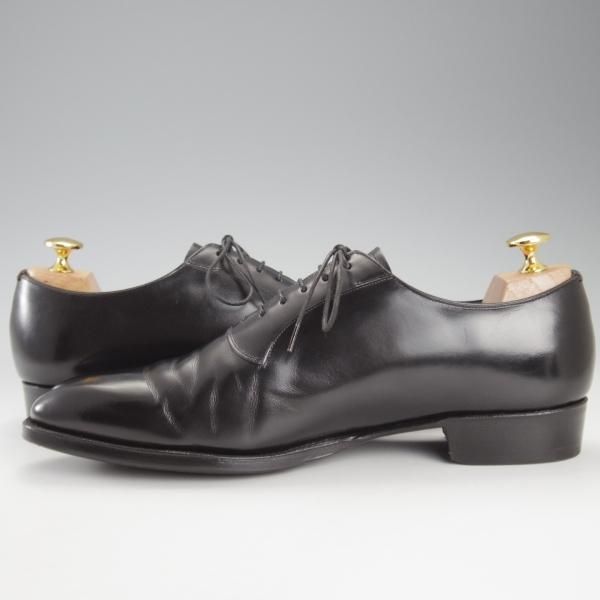 極上★シェットランドフォックス SIZE 7【定価￥68,200-★ブライトン/プレーントゥ/030F】カーフ/黒/メンズ/SHETLAND FOX★k672