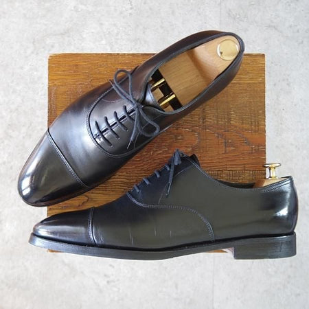 ★ジョンロブ 9E【定価￥203,500-★CITY 2/シティ/7000ラスト】ストレートチップ/カーフ/黒/メンズ/JOHN LOBB★k673