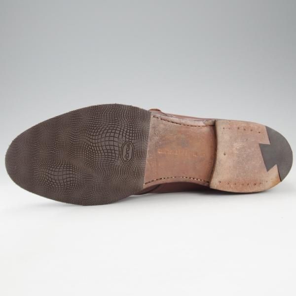 極上★ロイドフットウェア SIZE 8【貴重★(英)テクニック社製/Lloyd Footwear】モンクストラップ/カーフ/茶/メンズ/Technic★k674