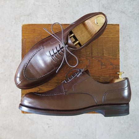 美品★(スペイン製)TLB Mallorca/ティーエルビー SIZE 7【定価￥59,400-★(米)ホーウィン社のハッチグレイン/655】Uチップ/濃茶★k675