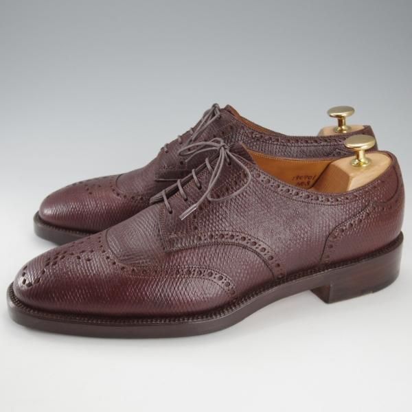 極上★浅草コブラー UK7程度【総製作費40万円程度★復刻ロシアンカーフ(英：J&FJ BAKER社)/純正ツリー付】フルハンドメイド★k676