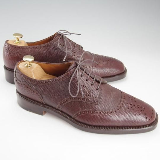 極上★浅草コブラー UK7程度【総製作費40万円程度★復刻ロシアンカーフ(英：J&FJ BAKER社)/純正ツリー付】フルハンドメイド★k676