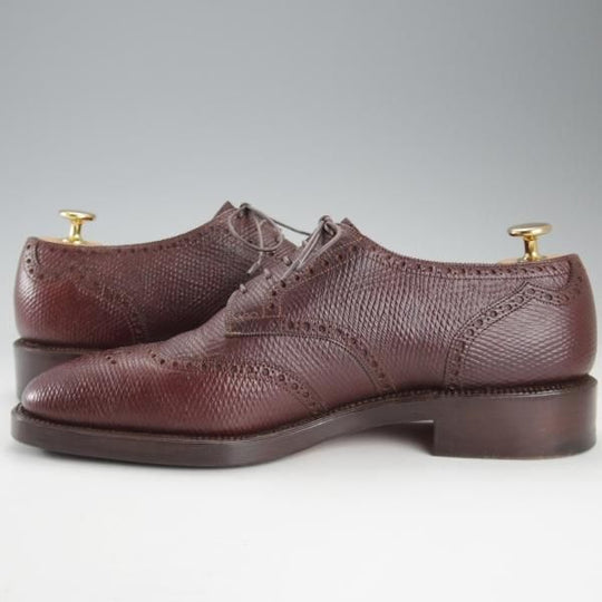 極上★浅草コブラー UK7程度【総製作費40万円程度★復刻ロシアンカーフ(英：J&FJ BAKER社)/純正ツリー付】フルハンドメイド★k676