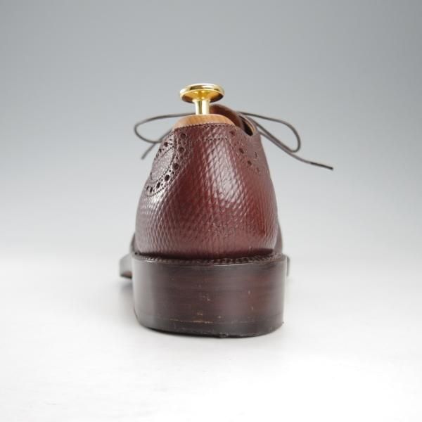 極上★浅草コブラー UK7程度【総製作費40万円程度★復刻ロシアンカーフ(英：J&FJ BAKER社)/純正ツリー付】フルハンドメイド★k676