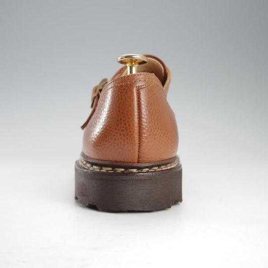 美品★パラブーツ SIZE 6.5【定価￥96,800-★ウィリアム/WILLIAM】マルシェソール/ダブルモンク/コニャック/茶/メンズ/Paraboot★k677