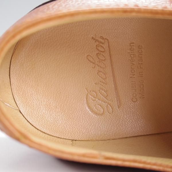 美品★パラブーツ SIZE 6.5【定価￥96,800-★ウィリアム/WILLIAM】マルシェソール/ダブルモンク/コニャック/茶/メンズ/Paraboot★k677