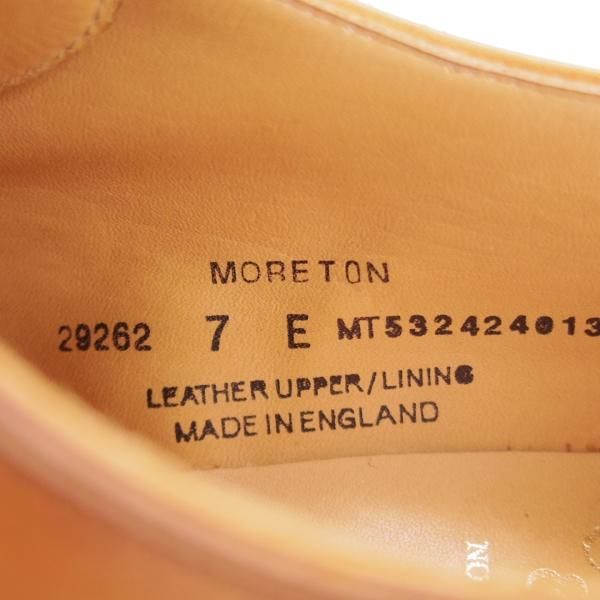 極上★クロケット&ジョーンズ 7E【定価￥121,000-★モールトン/MORETON/リッジウェイソール】292ラスト/Uチップ /Crockett&Jones★k678
