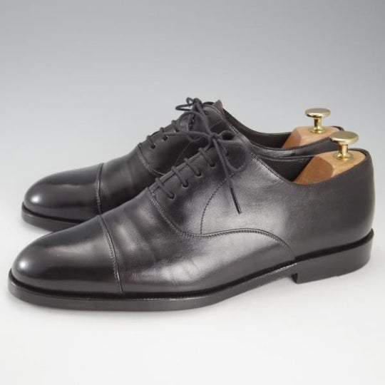 極上★(伊)タニノクリスチー SIZE 7【定価￥168,000-★ZANTELLO/最後期のストレートチップ】693/黒/メンズ/TANINO CRISCI★k679