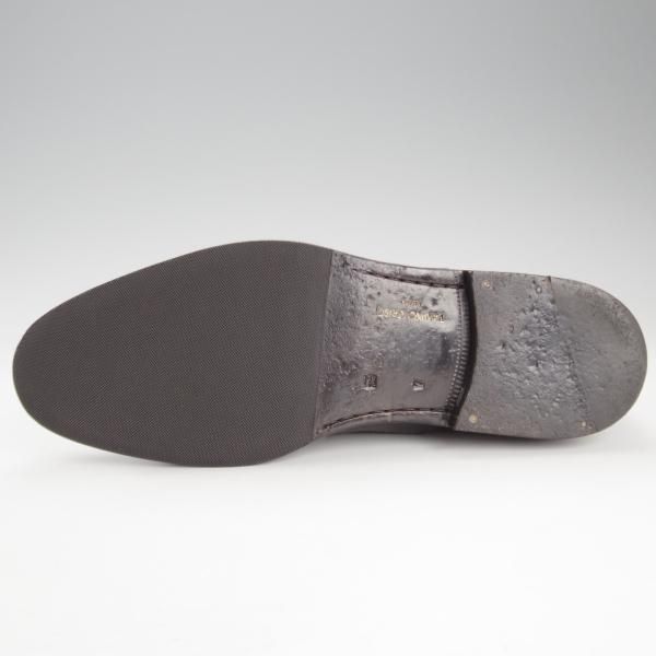 極上★(伊)タニノクリスチー SIZE 7【定価￥168,000-★ZANTELLO/最後期のストレートチップ】693/黒/メンズ/TANINO CRISCI★k679