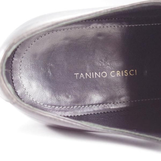 極上★(伊)タニノクリスチー SIZE 7【定価￥168,000-★ZANTELLO/最後期のストレートチップ】693/黒/メンズ/TANINO CRISCI★k679