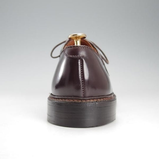 極上★オールデン 7.5D【定価￥184,800-★コードバン仕様/990/(香港)TASSELS別注】バリーラスト/プレーントゥ/赤茶/メンズ/ALDEN★k683