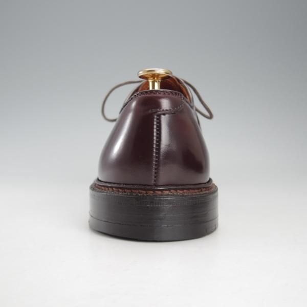 極上★オールデン 7.5D【定価￥184,800-★コードバン仕様/990/(香港)TASSELS別注】バリーラスト/プレーントゥ/赤茶/メンズ/ALDEN★k683