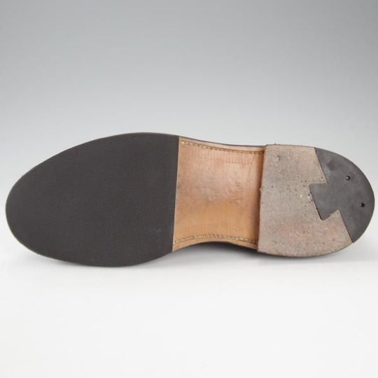 極上★オールデン 7.5D【定価￥184,800-★コードバン仕様/990/(香港)TASSELS別注】バリーラスト/プレーントゥ/赤茶/メンズ/ALDEN★k683