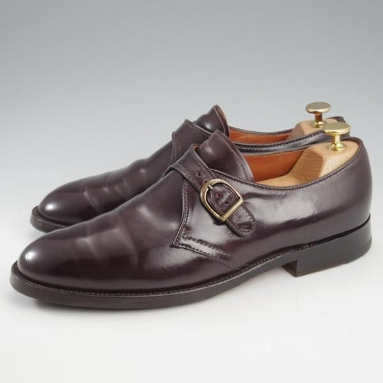 極上★オールデン 8D【定価￥183,700-★コードバン仕様/954/アバディーンラスト】モンクストラップ/赤茶/メンズ/ALDEN★k685