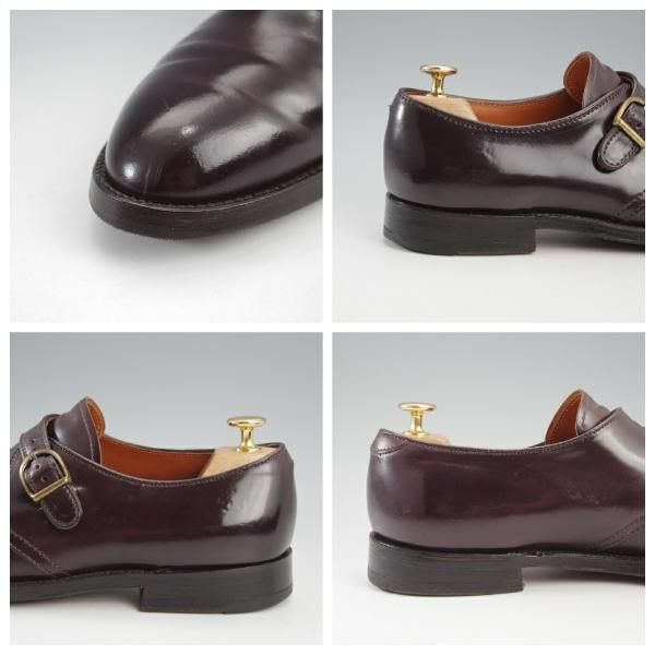 極上★オールデン 8D【定価￥183,700-★コードバン仕様/954/アバディーンラスト】モンクストラップ/赤茶/メンズ/ALDEN★k685