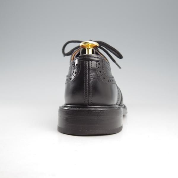 極上★トリッカーズ(レディース) SIZE 4.5【定価￥121,000-★フルブローグ/BOURTON】L5633/フルブローグ/黒/Tricker's★k686