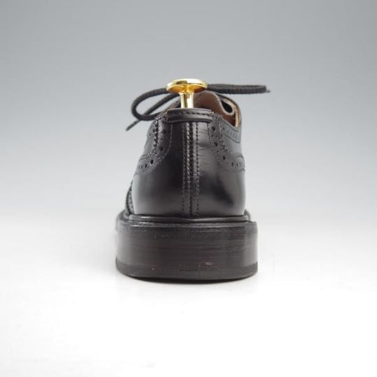 極上★トリッカーズ(レディース) SIZE 4.5【定価￥121,000-★フルブローグ/BOURTON】L5633/フルブローグ/黒/Tricker's★k686