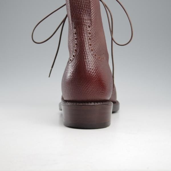 極上★浅草コブラー UK7程度【総製作費40万円程度★復刻ロシアンカーフ(英：J&FJ BAKER社)/純正ツリー付】ブーツ/フルハンドメイド★k689