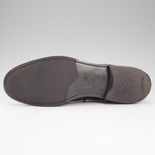 極美品★チャーチ(レディース) SIZE 37【定価￥176,000-★バーウッド/BURWOOD WG】ポリッシュドバインダーカーフ/黒/Church's★k690
