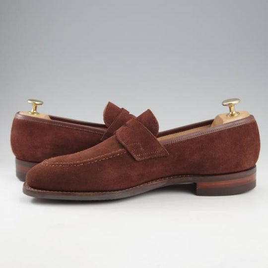 未使用★クロケット&ジョーンズ 6.5E【ダイナイトソール仕様★SYDNEY/シドニー】341ラスト/コインローファー/茶/Crockett&Jones★k691