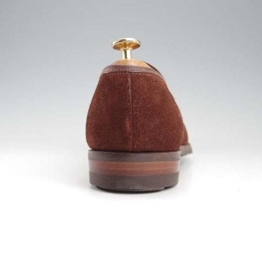 未使用★クロケット&ジョーンズ 6.5E【ダイナイトソール仕様★SYDNEY/シドニー】341ラスト/コインローファー/茶/Crockett&Jones★k691