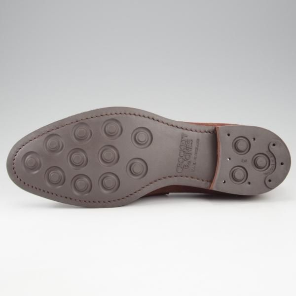 未使用★クロケット&ジョーンズ 6.5E【ダイナイトソール仕様★SYDNEY/シドニー】341ラスト/コインローファー/茶/Crockett&Jones★k691