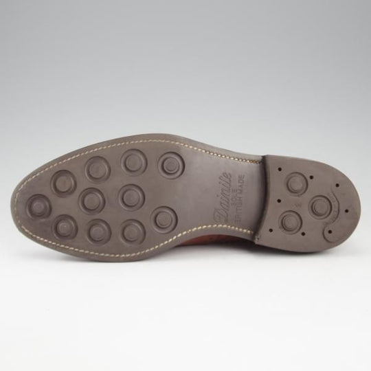 ★クロケット&ジョーンズ 6E【貴重★(英)フォスター&サン別注/ダイナイトソール】325ラスト/フルブローグ/カーフ/茶/Crockett&Jones★k692