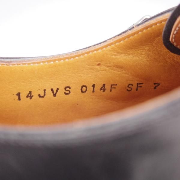 美品★シェットランドフォックス SIZE 7【定価￥77,000-★ケンジントン2/シャドウステッチ仕様/014F】ダブルモンク/黒/Shetlandfox★k693