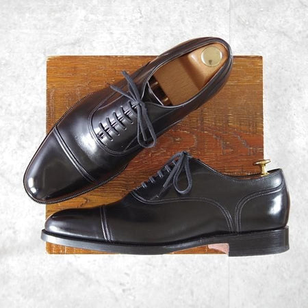 極美品★チャーチ 65G/UK6.5【★GOODRICH 2/グッドリッチ/108ラスト】ストレートチップ/カーフ/黒/メンズ/Church's★k694