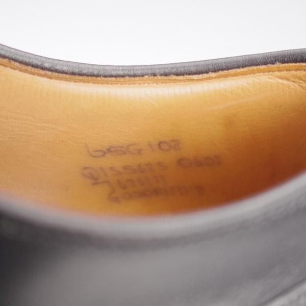 極美品★チャーチ 65G/UK6.5【★GOODRICH 2/グッドリッチ/108ラスト】ストレートチップ/カーフ/黒/メンズ/Church's★k694