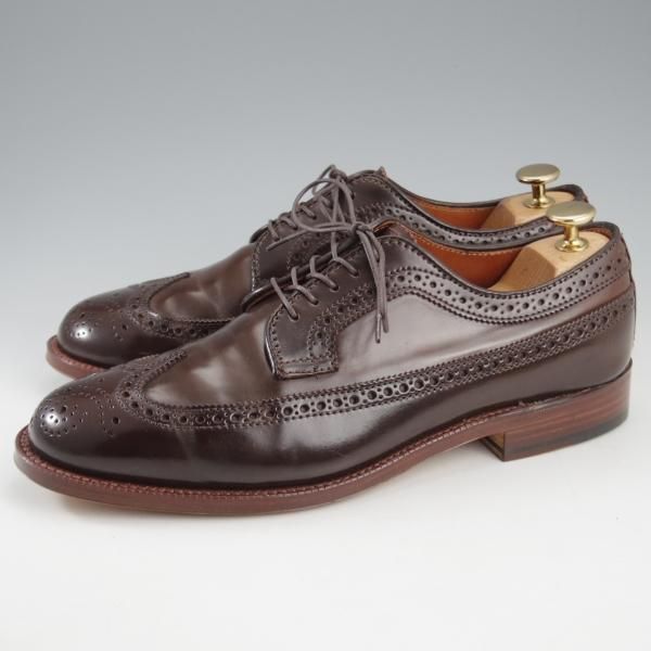 極上★オールデン 7D【貴重★シガー色/コードバン/トゥルートレッドラスト】(韓国)unipair別注/A7502/ロングウイング/濃茶/ALDEN★k698