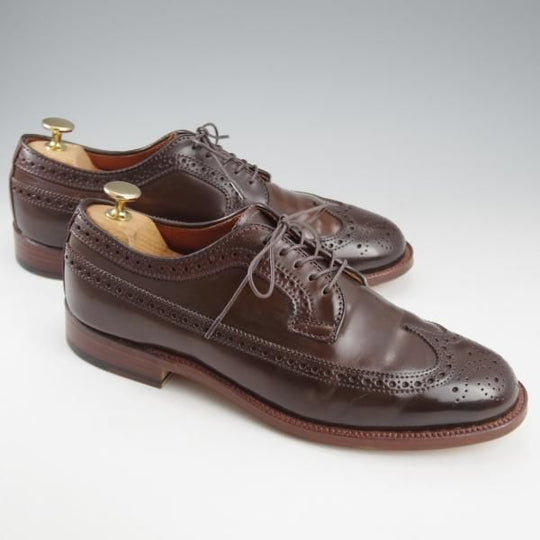 極上★オールデン 7D【貴重★シガー色/コードバン/トゥルートレッドラスト】(韓国)unipair別注/A7502/ロングウイング/濃茶/ALDEN★k698