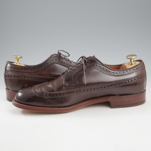 極上★オールデン 7D【貴重★シガー色/コードバン/トゥルートレッドラスト】(韓国)unipair別注/A7502/ロングウイング/濃茶/ALDEN★k698