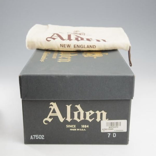 極上★オールデン 7D【貴重★シガー色/コードバン/トゥルートレッドラスト】(韓国)unipair別注/A7502/ロングウイング/濃茶/ALDEN★k698